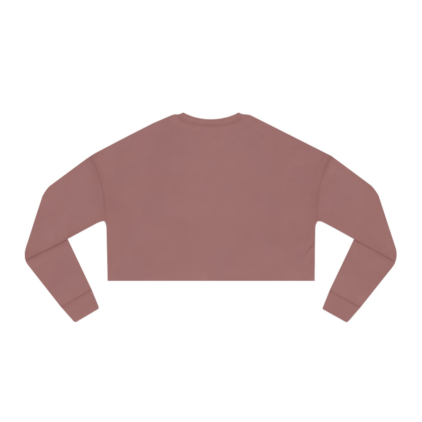 Women's Cropped Sweatshirt Love and Coffee