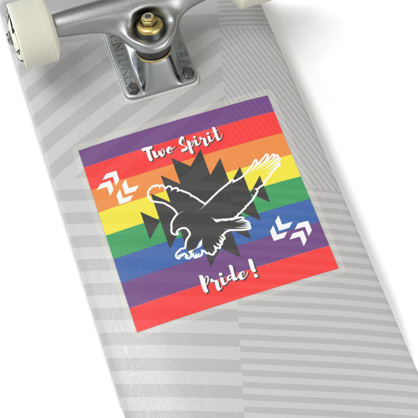 Two Spirit Pride Kiss-Cut Stickers