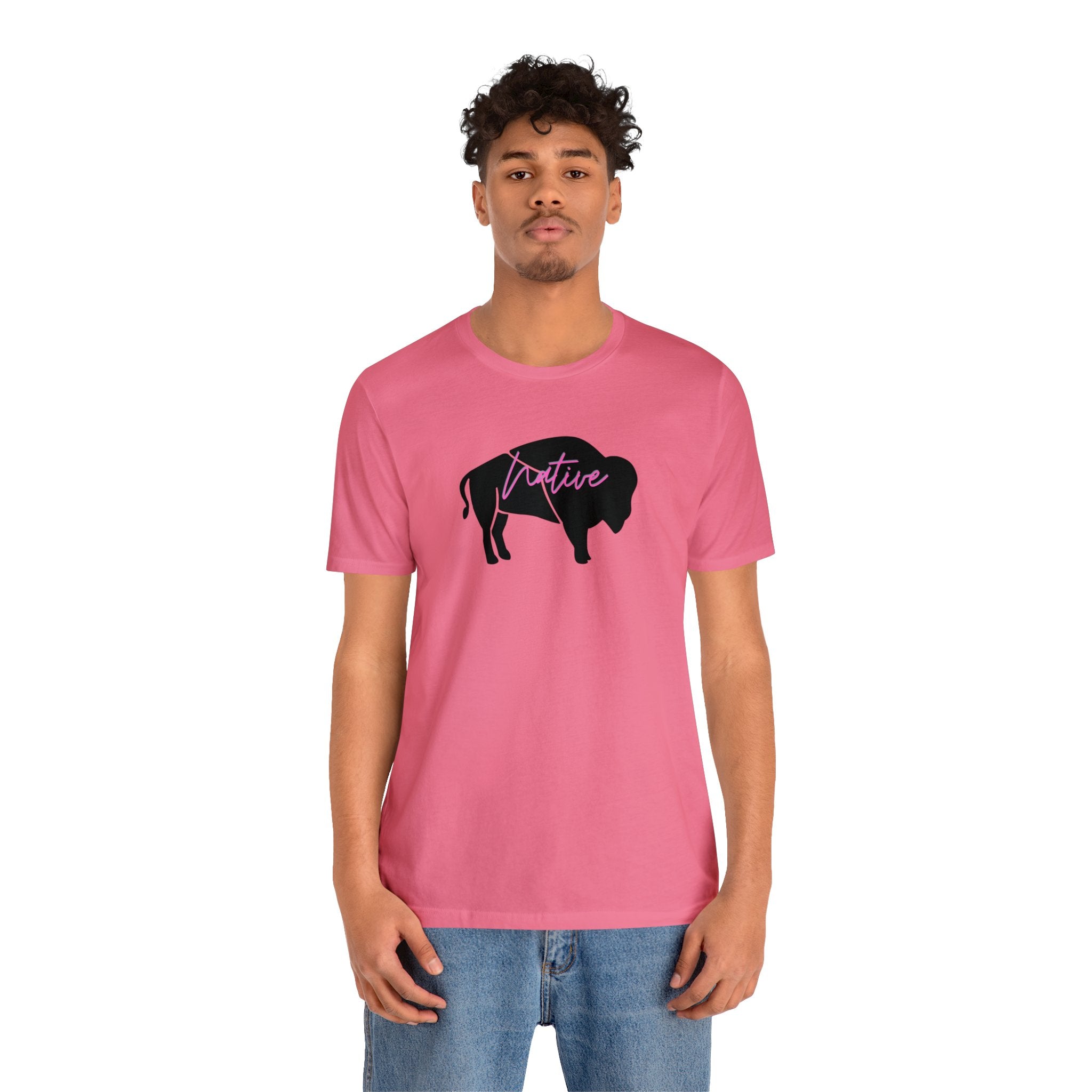 Native Bison Unisex Jersey Short Sleeve Tee