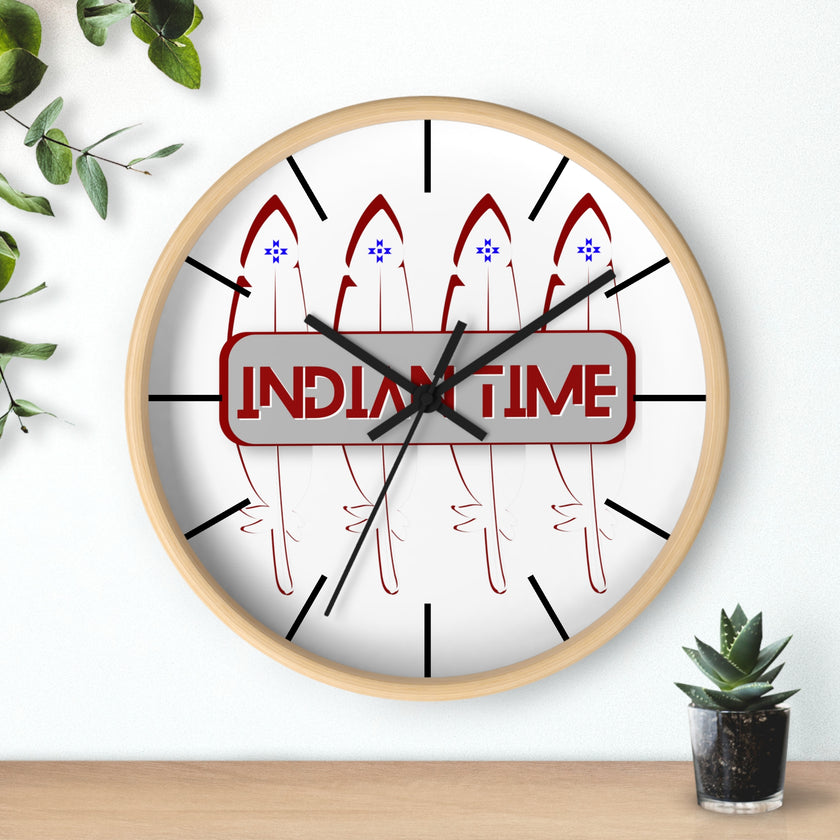Indian Time Wall clock