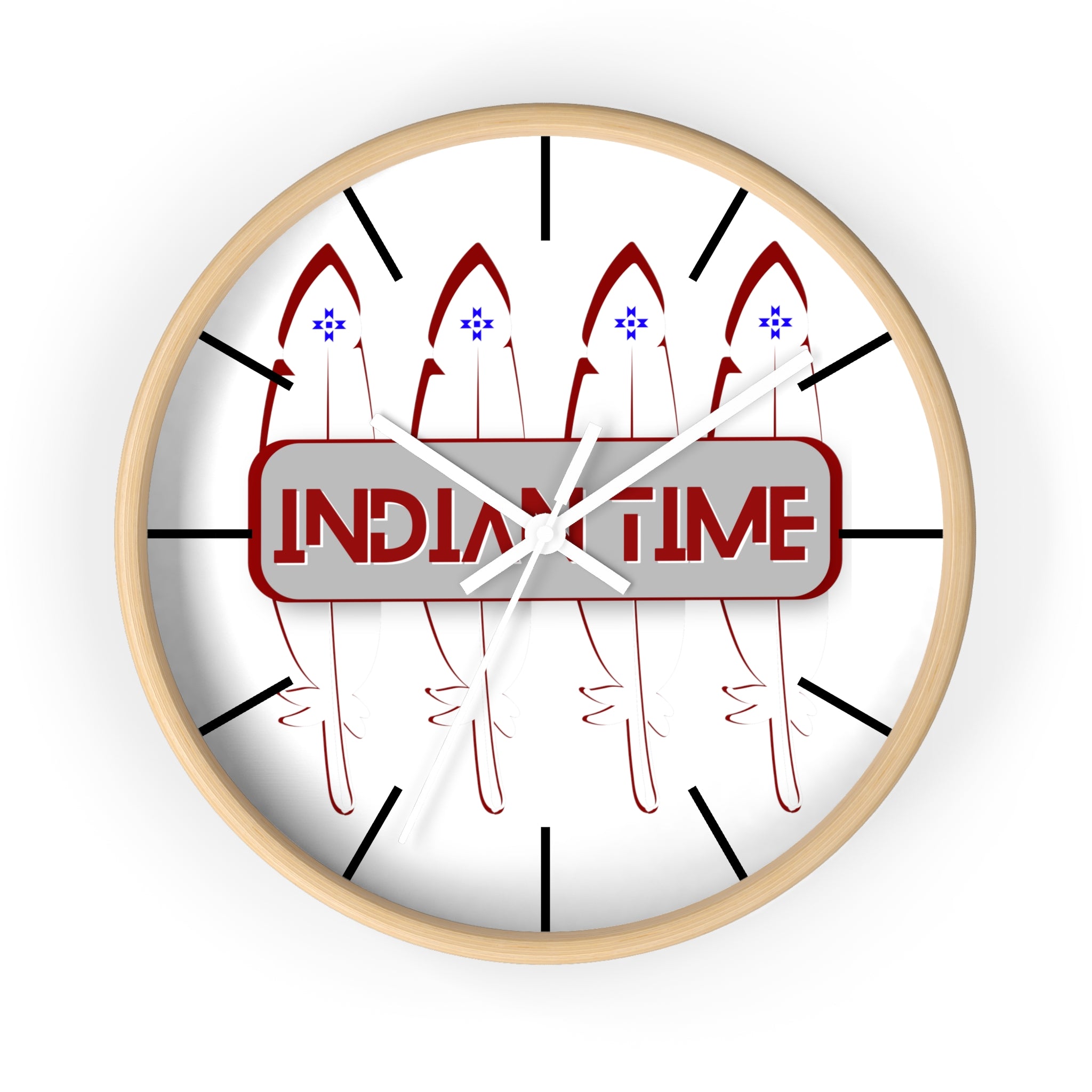 Indian Time Wall clock