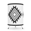 Black Native Pattern Native Collection Tripod Lamp with High-Res Printed Shade, US\CA plug