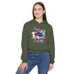 Native Innii aka Bison Graphic, Still Here, Native Pride, Black, Dust, Green or Athletic, Women's Cinched Bottom Hoodie