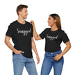 Snagged, Rez Humor, Black or Pink Unisex Jersey Short Sleeve Tee