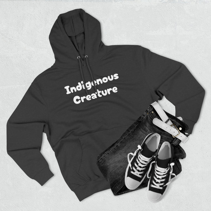Indigenous Creature Three-Panel Fleece Hoodie