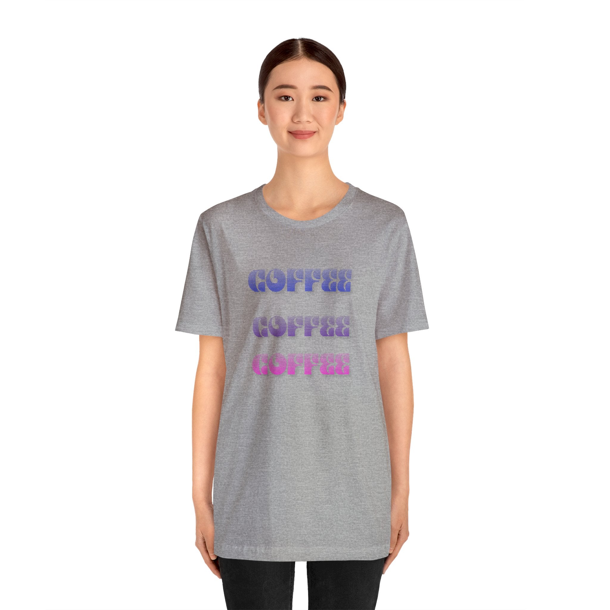 Coffee, Coffee, Coffee bold Jersey Short Sleeve Tee
