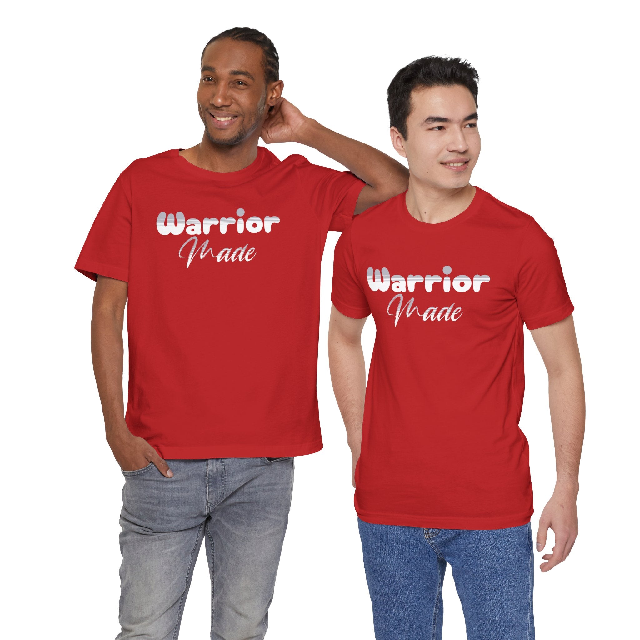 Warrior Made, Native Collection, Orange, Black, Turquoise, or Red, Unisex Jersey Short Sleeve Tee