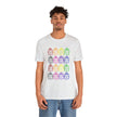Rainbow of Buddhas Unisex Jersey Short Sleeve Tee