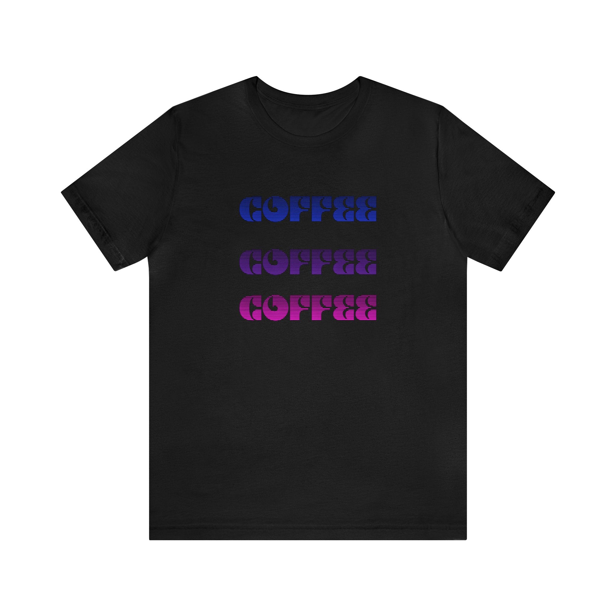 Coffee, Coffee, Coffee bold Jersey Short Sleeve Tee