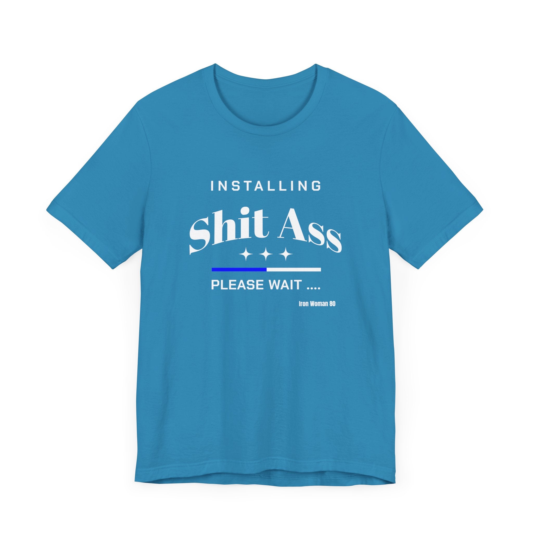 Native Humor, Sh*T A$$, Black Unisex Jersey Short Sleeve Tshirt