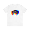 Multi Color Bison Pink Gradient Unisex Jersey Short Sleeve Tee