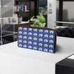 Blue-Rainbow Indigenous White Innii-Bison Zipper Wallet-Native Collection-Iron Woman 80