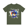 Native Innii aka Bison Graphic, Still Here, Native Pride, White, Orange, Black, Green, Blue, or Red Unisex Jersey Short Sleeve Tee