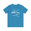 Native Humor, Sh*T A$$, Black Unisex Jersey Short Sleeve Tshirt