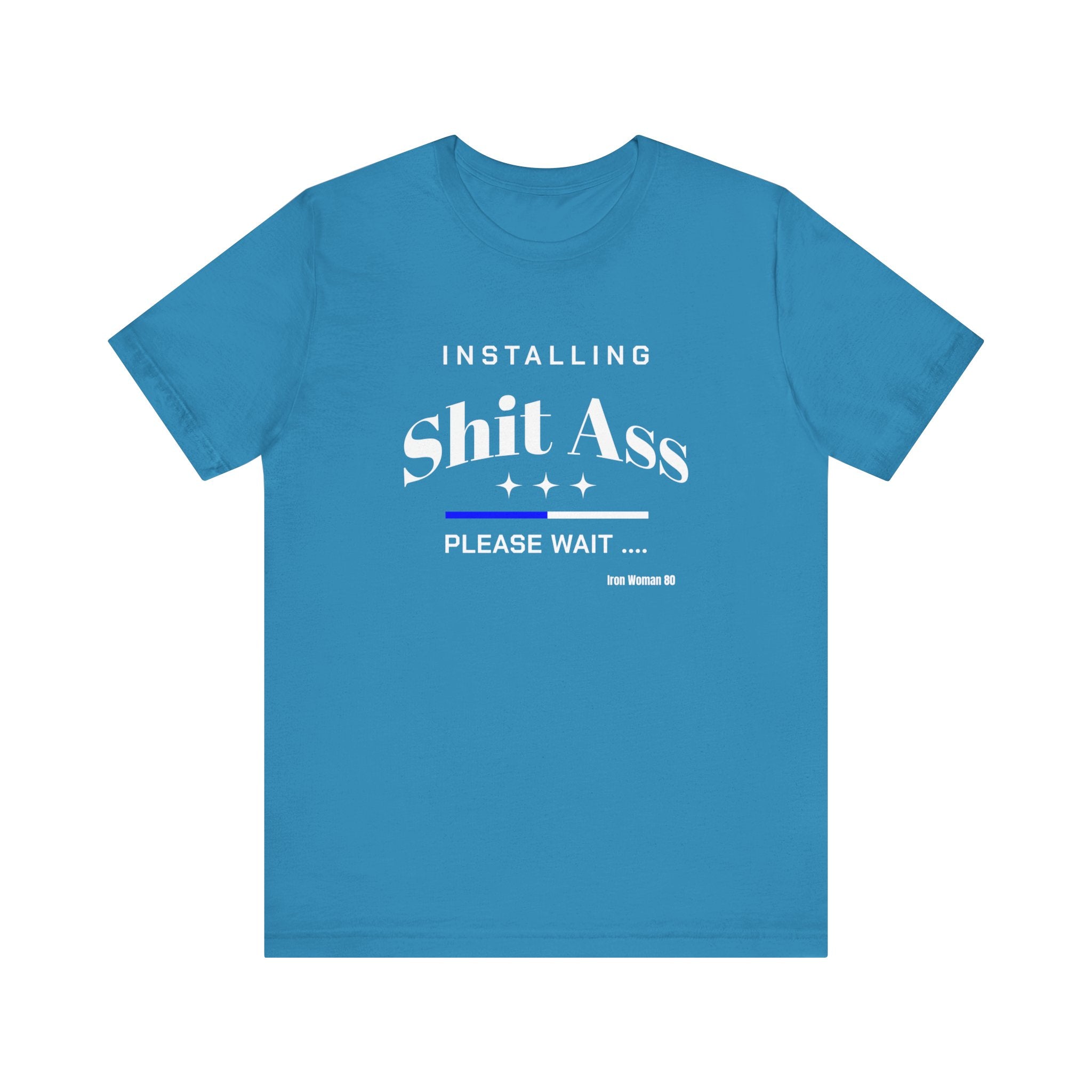 Native Humor, Sh*T A$$, Black Unisex Jersey Short Sleeve Tshirt