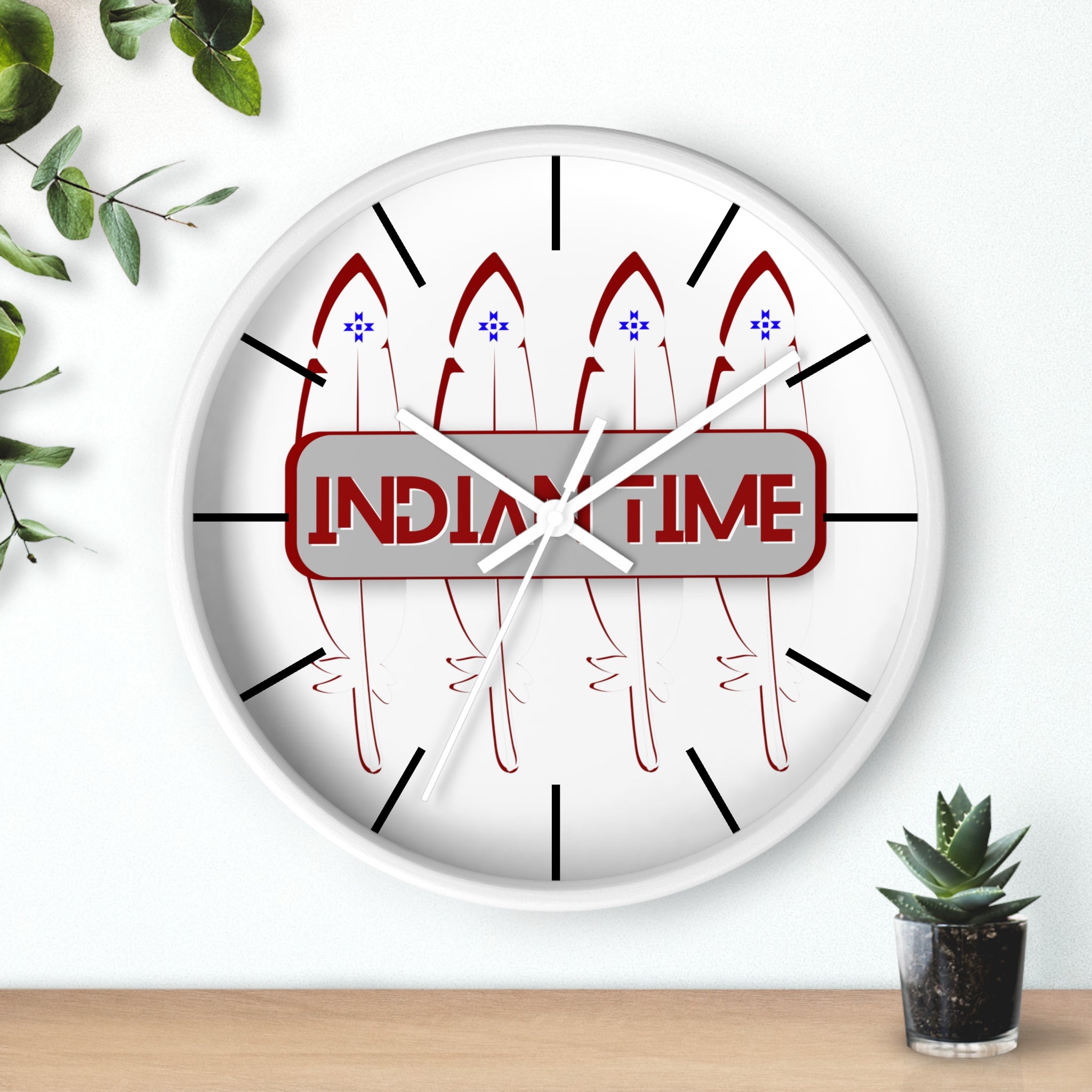Indian Time Wall clock