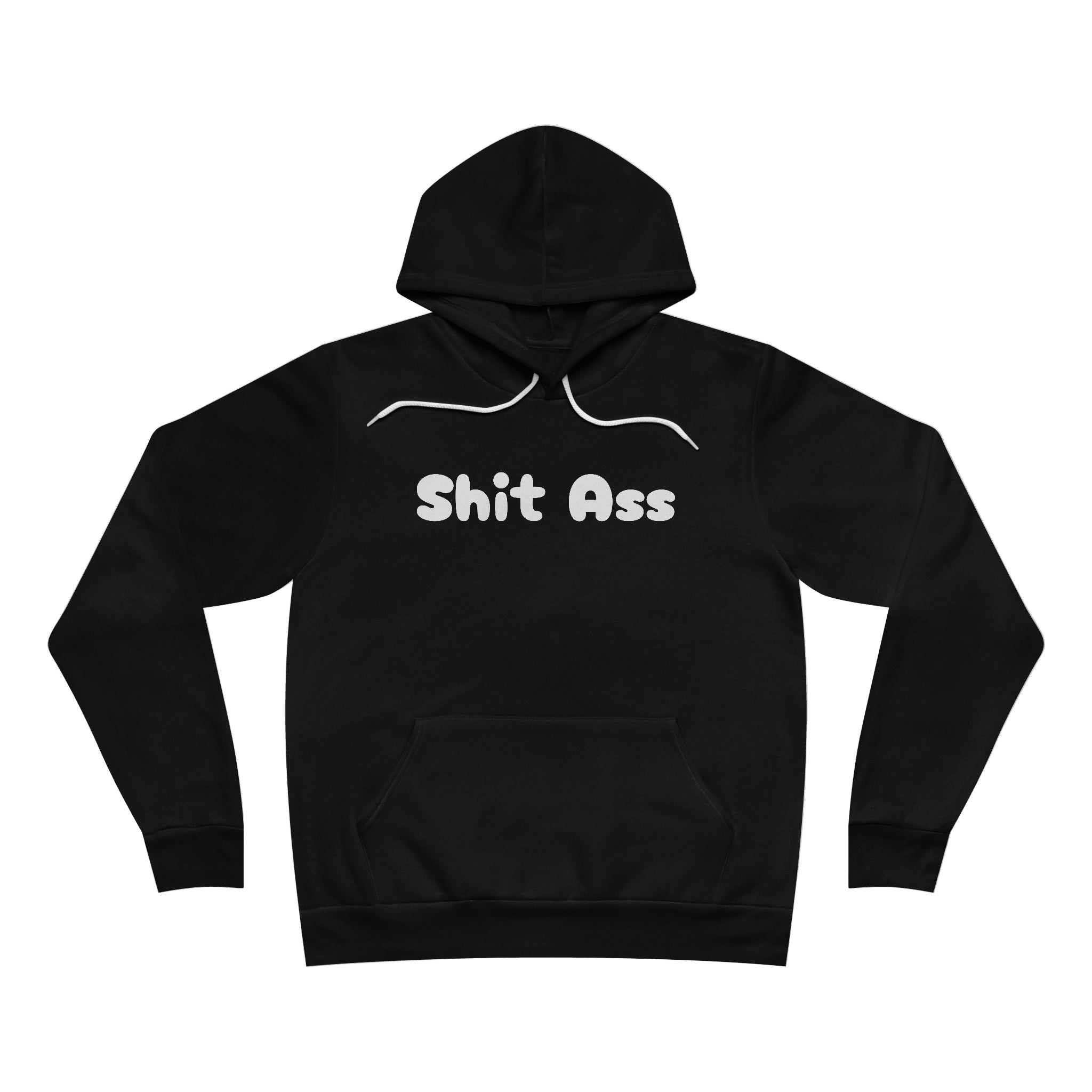 Black Sh&T A$$ Rez Humor 2  Unisex Sponge Fleece Pullover Hoodie