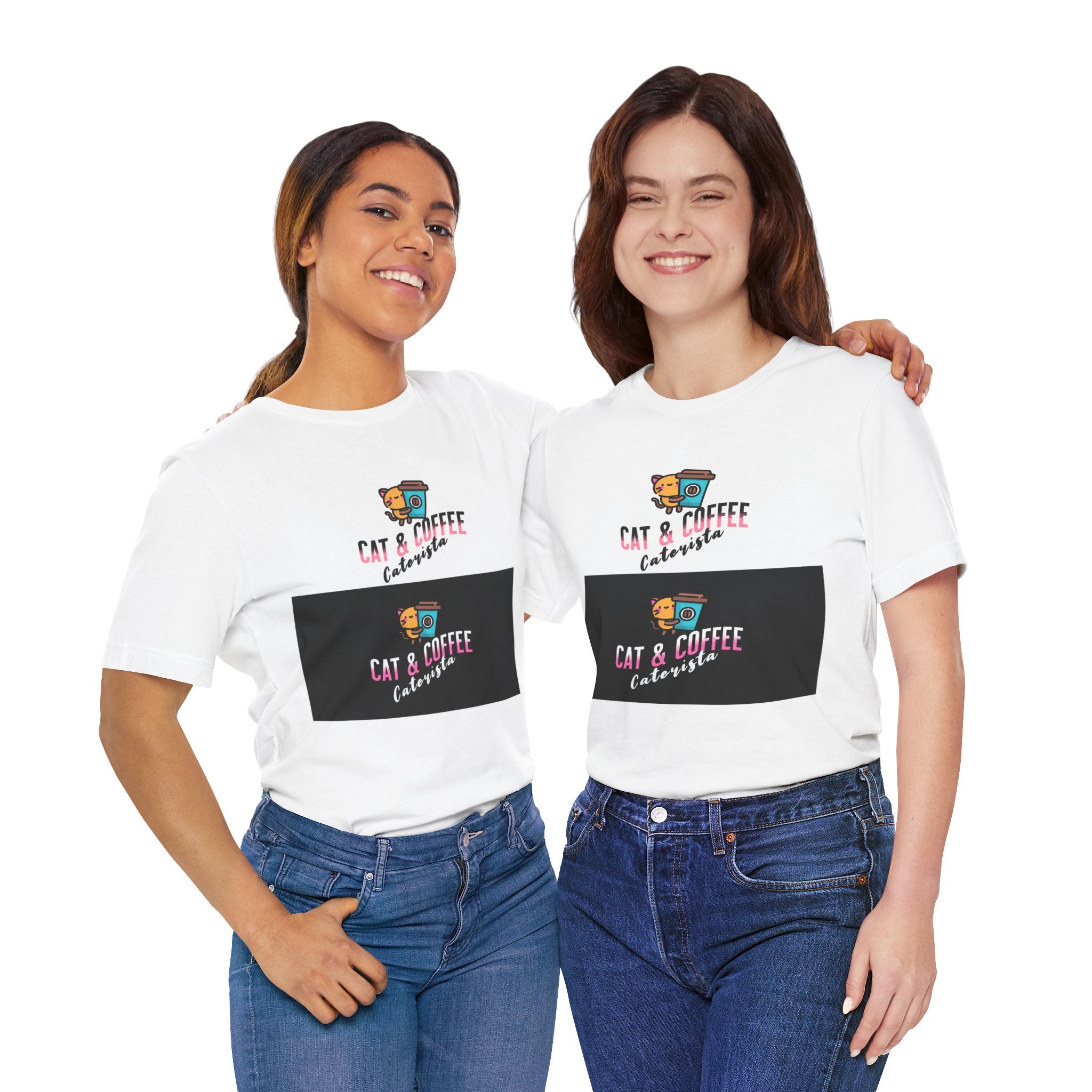 Caterista White Unisex Jersey Short Sleeve Tshirt