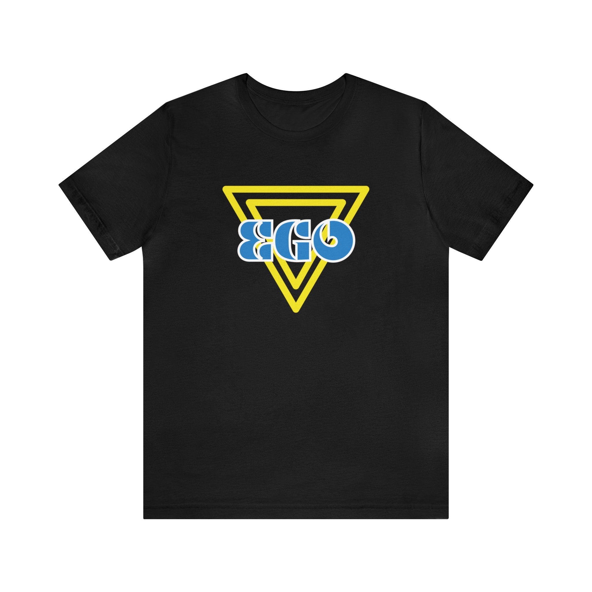 Yield Thy Ego Black Gray and White Unisex Jersey Short Sleeve Tee