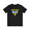 Yield Thy Ego Black Gray and White Unisex Jersey Short Sleeve Tee