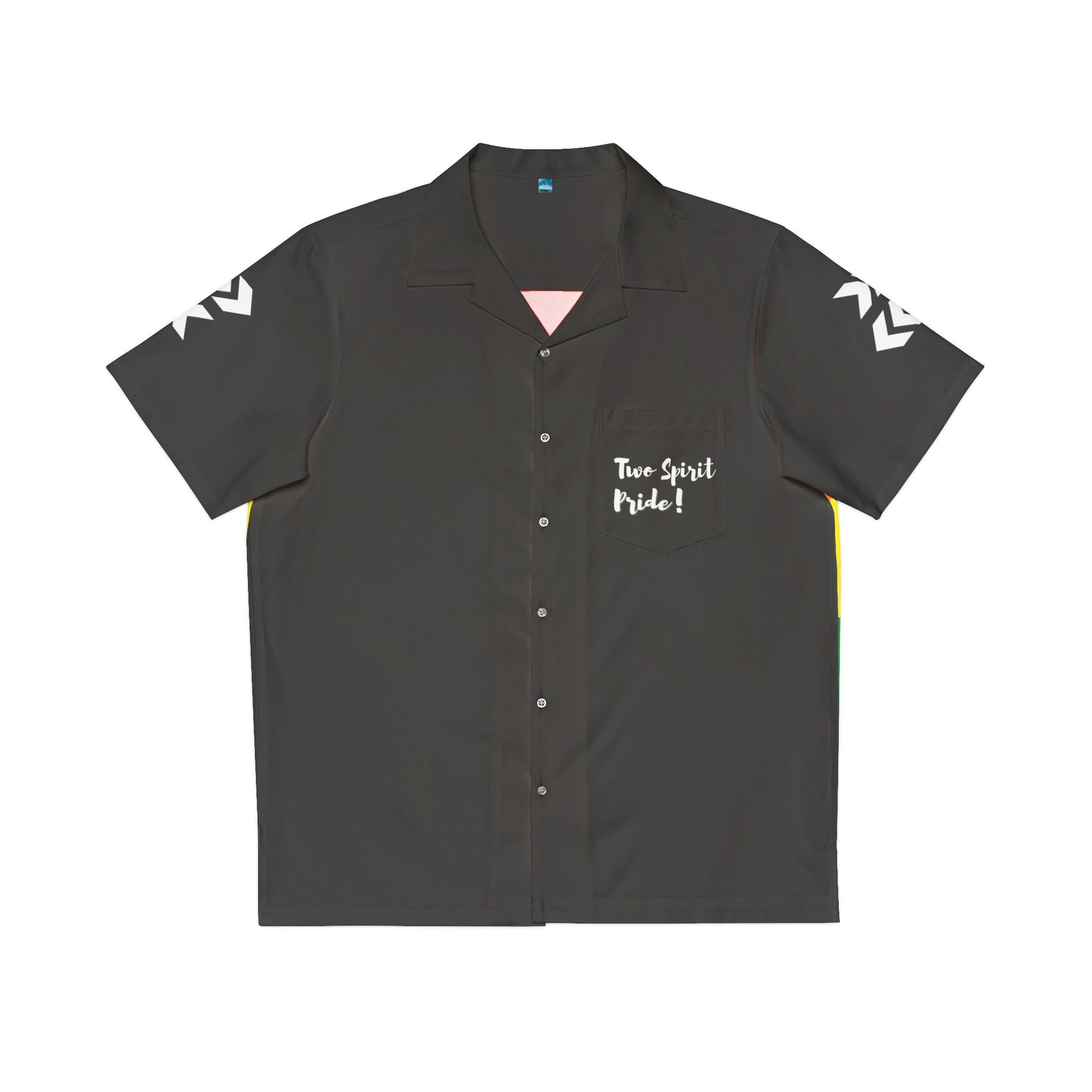 Two Spirit Pride Men's Hawaiian Shirt (AOP)