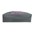 Gray Native Bison Pink with Blue text Weekender Bag