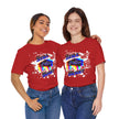 Native Innii aka Bison Graphic, Still Here, Native Pride, White, Orange, Black, Green, Blue, or Red Unisex Jersey Short Sleeve Tee