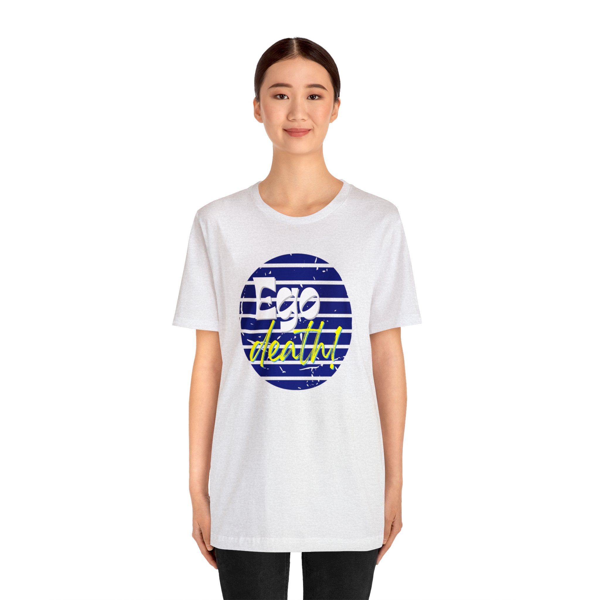 Black Ego death! Positive Vibes Collection Unisex Jersey Short Sleeve Tee
