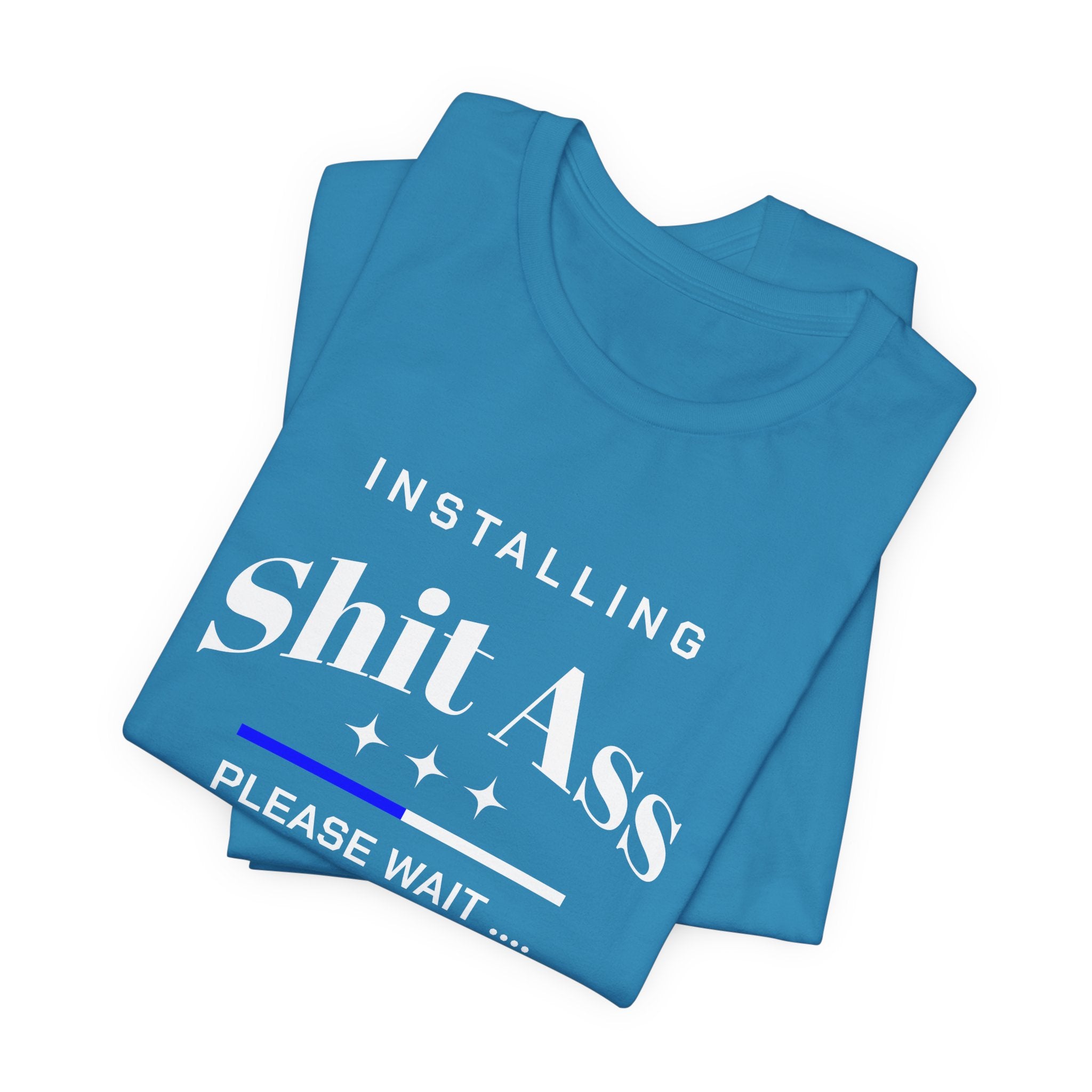 Native Humor, Sh*T A$$, Black Unisex Jersey Short Sleeve Tshirt