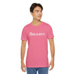Snaggable, Rez Humor, Black, Asphalt, Pink or Red, Unisex Jersey Short Sleeve Tee