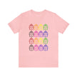 Rainbow of Buddhas Unisex Jersey Short Sleeve Tee