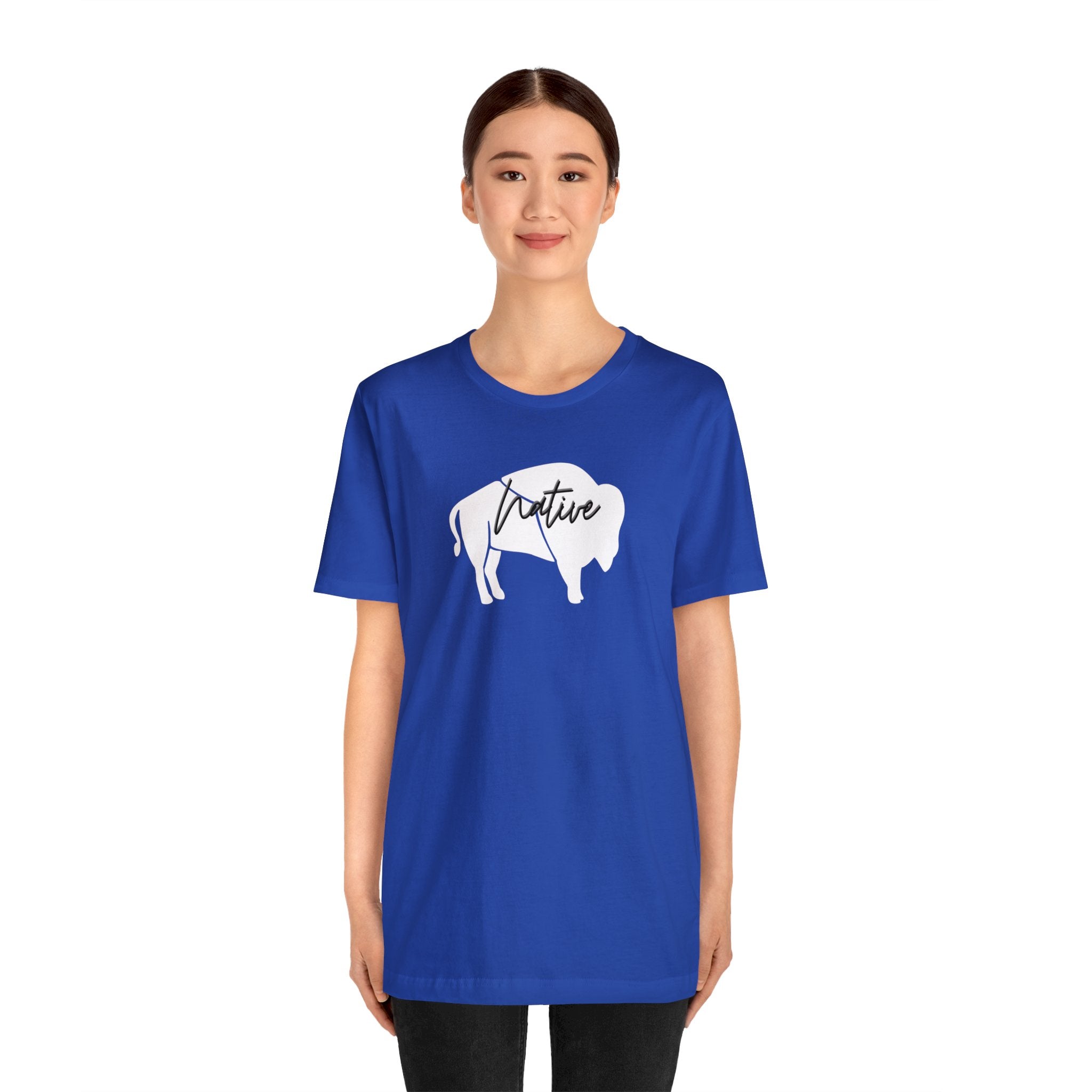 Native Bison Unisex Jersey Short Sleeve Tee