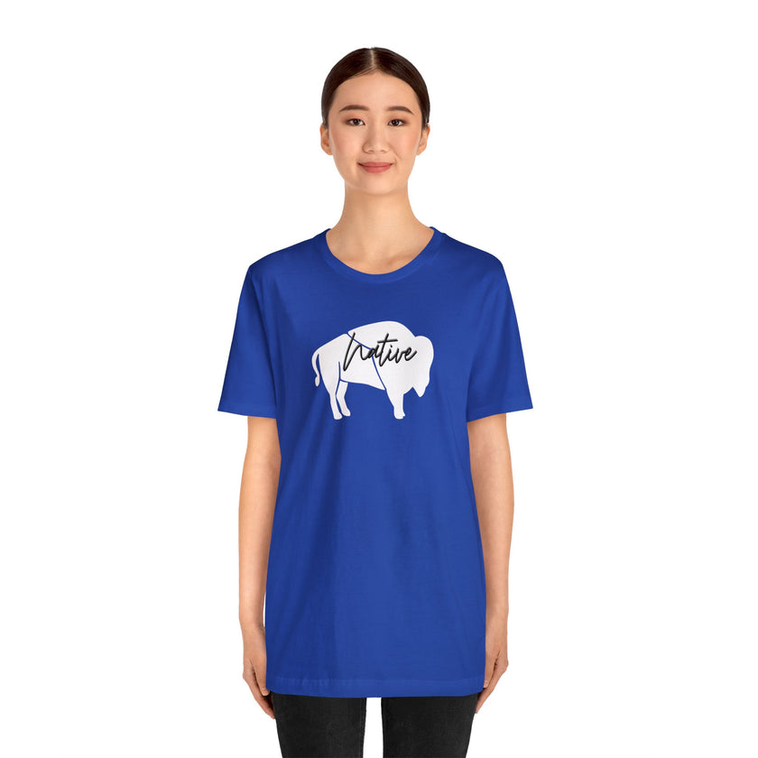 Native Bison Unisex Jersey Short Sleeve Tee