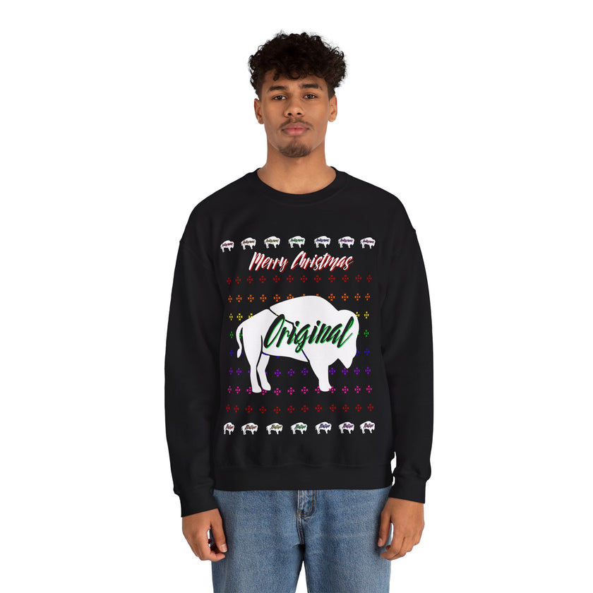 Ugly Christmas Original Black Unisex Heavy Blend™ Crewneck Sweater
