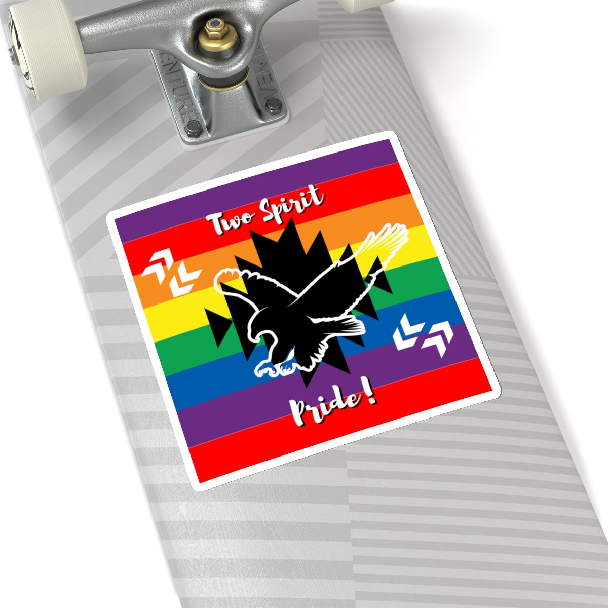 Two Spirit Pride Kiss-Cut Stickers