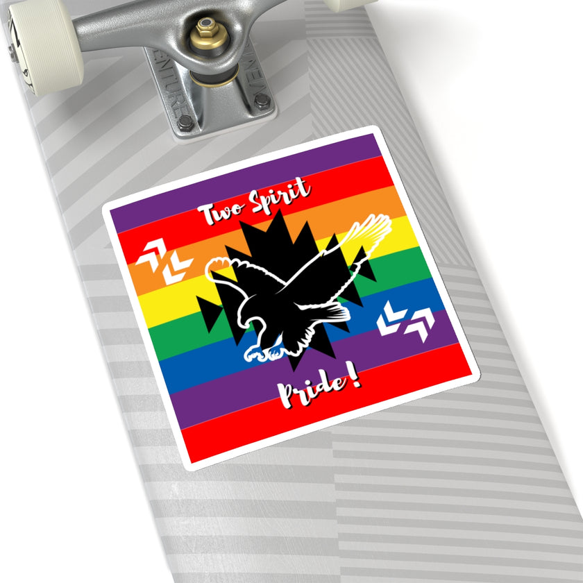 Two Spirit Pride Kiss-Cut Stickers