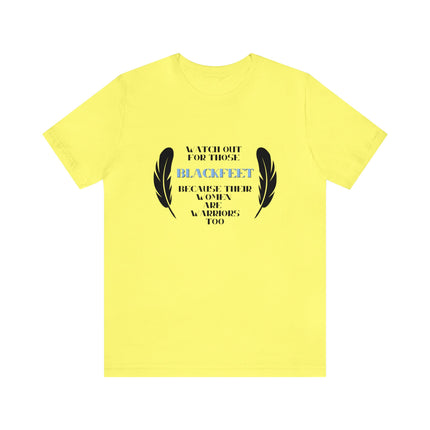 Blackfeet Women Warriors Unisex Jersey Short Sleeve Tee