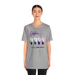 Coffee frapp rainbow black Unisex Jersey Short Sleeve Tee