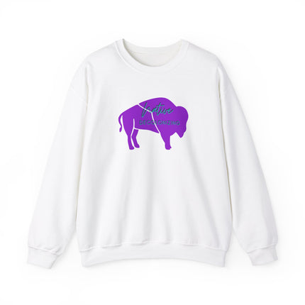 Native Bison Decolonizing Unisex Heavy Blend Crewneck Sweatshirt
