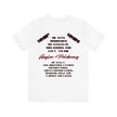 Gaylon Pahdocony, Black, Justice Shirt, MMIP, MMIM Unisex Jersey Short Sleeve Tee