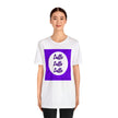 Latte Latte Latte purple graphic Unisex Jersey Short Sleeve Tee