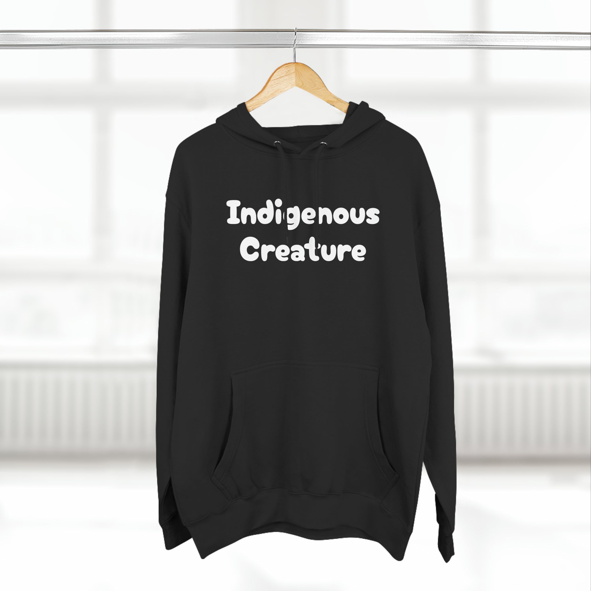 Indigenous Creature Three-Panel Fleece Hoodie