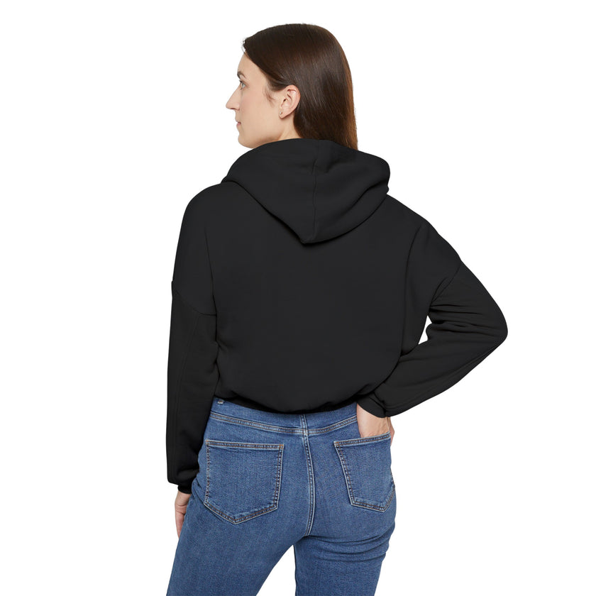Native Innii aka Bison Graphic, Still Here, Native Pride, Black, Dust, Green or Athletic, Women's Cinched Bottom Hoodie