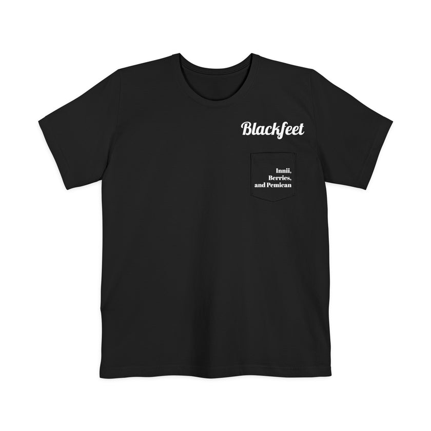 Your Tribe, food and Medicine, personalized Shirt, Blue, Black, or White, Unisex Pocket T-shirt