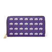 Purple-Rainbow Native White Innii-Bison Zipper Wallet-Native Collection-Iron Woman 80