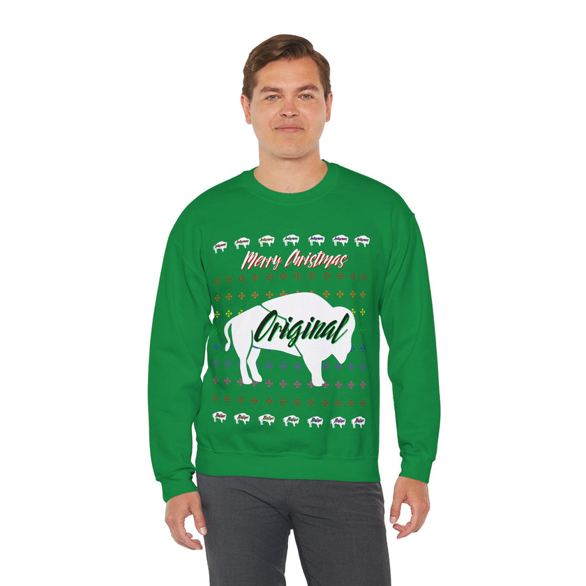 Ugly Christmas Original Black Unisex Heavy Blend™ Crewneck Sweater