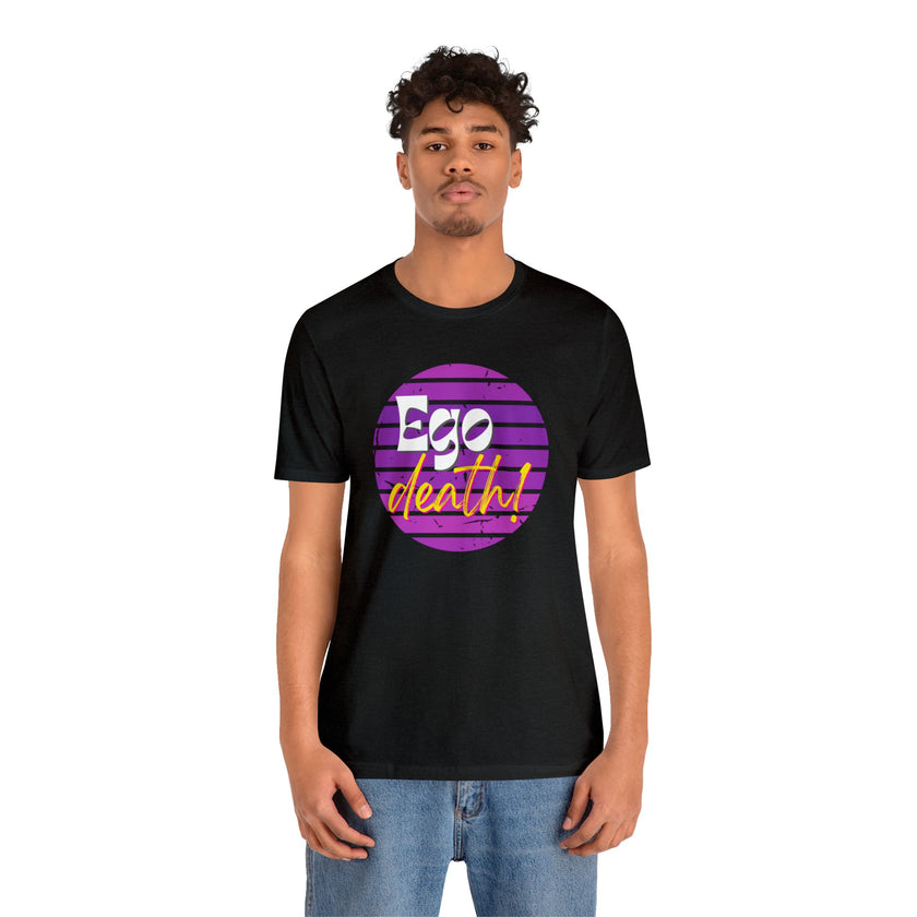 Purple Ego death! Positive Vibes Collection Unisex Jersey Short Sleeve Tee