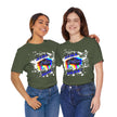 Native Innii aka Bison Graphic, Still Here, Native Pride, White, Orange, Black, Green, Blue, or Red Unisex Jersey Short Sleeve Tee