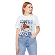Coffee Cup Cutie Graphic, Coffee Unisex Jersey Short Sleeve Tshirt, Black or White