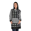Rainbow Indigenous Bison Innii Women's Hoodie Dress (AOP)